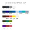 tank top color chart - High School DxD Merch