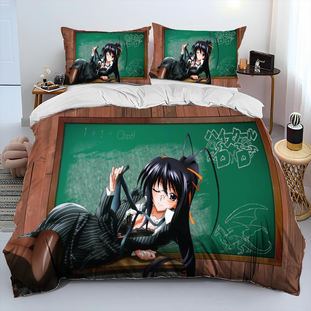 High School DxD Akeno Teacher Bedding Set - High School DxD Merch