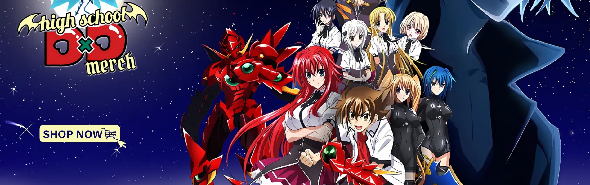 High School DxD Merch Banner - High School DxD Merch